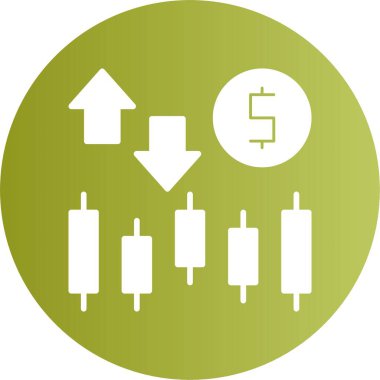 Borsa, web basit illüstrasyon simgesi