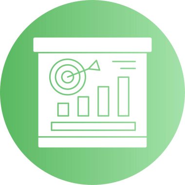 Analiz yassı vektör resimleme tasarımı