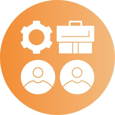 Teçhizat Web simgesi basit illüstrasyon