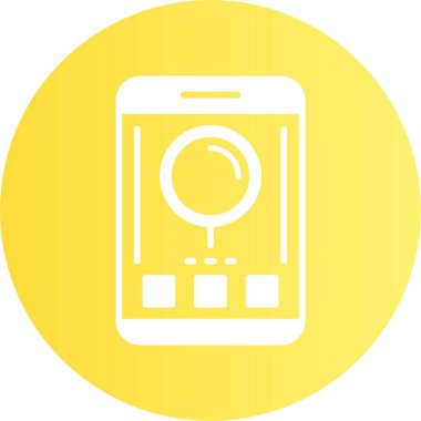 akıllı telefon simgesi, vektör illüstrasyonu basit tasarım