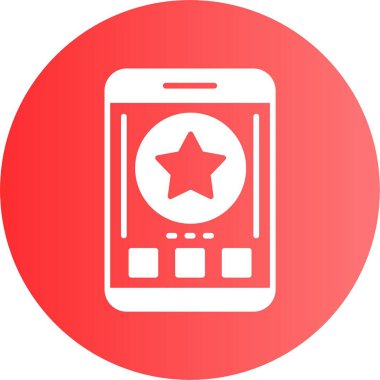 Modern akıllı telefon simgesi, vektör illüstrasyonu basit tasarım