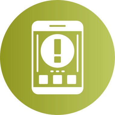 Modern akıllı telefon simgesi, vektör illüstrasyonu basit tasarım