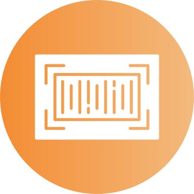 Barkod tarama simgesi, vektör illüstrasyonu 