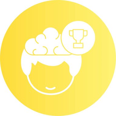 İnsan kafası simgesi, vektör illüstrasyonu basit tasarım