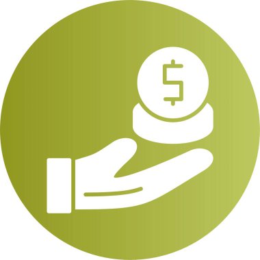 Yatırım finans simgesi, vektör illüstrasyonu