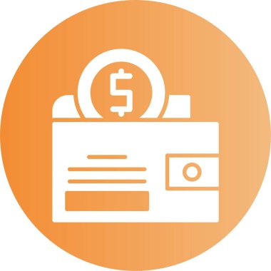 Tasarruf dolar simgesi, vektör illüstrasyon tasarımı