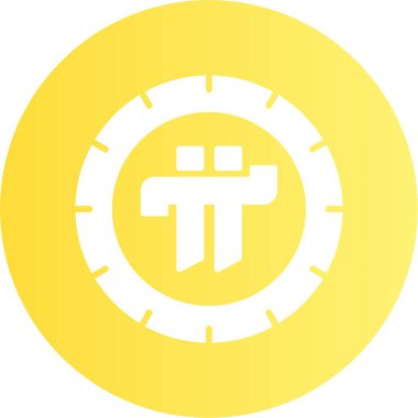 Modern Kripto para birimi simgesinin vektör çizimi