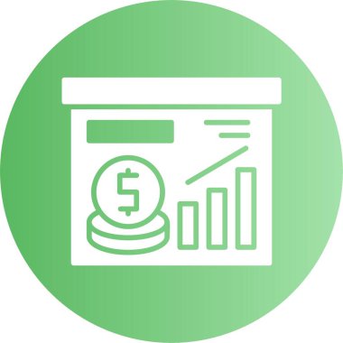 Büyüme simgesi vektör illüstrasyon tasarımı