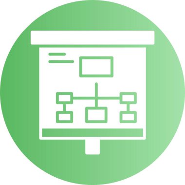 finansal grafik simgesi, vektör illüstrasyonu basit tasarım