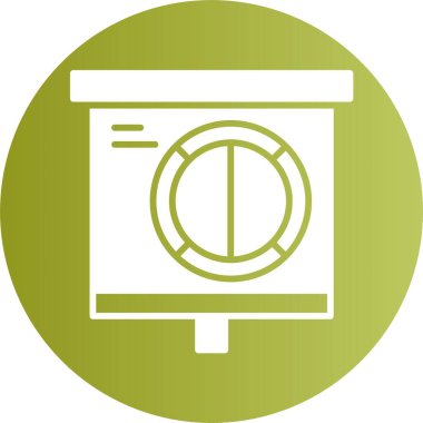 Çember şeması, pasta grafiği. İş, mali rapor, sunum, istatistik, veri analizi, optimizasyon simgesi