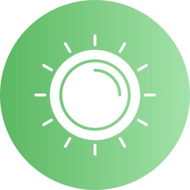 Güneş Ağı simgesi, vektör simgesi illüstrasyonu