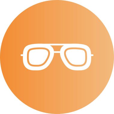 güzel gözlük çizgisi vektör simgesi