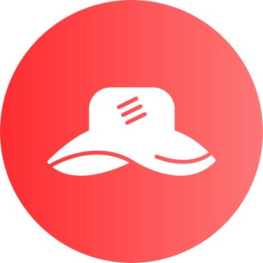 Plaj şapkası resimleme