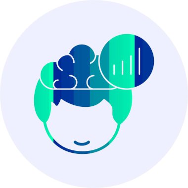 Sinyal gücü. Web basit simgesi illüstrasyonu