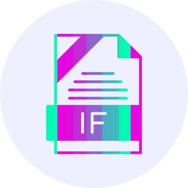 dosya biçimi. Web renk simgesi basit illüstrasyon