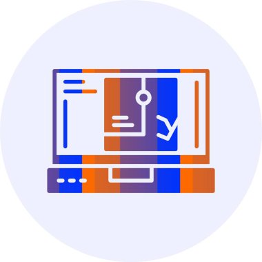 GPS web simgesi vektör illüstrasyonu              