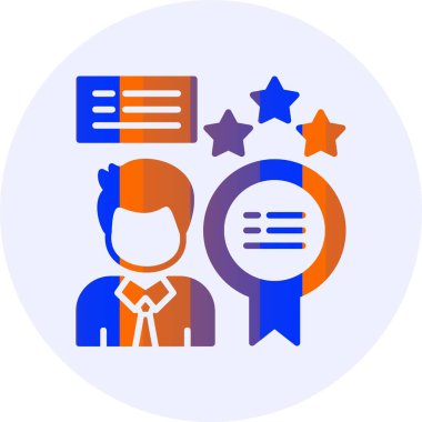 Tanıtım simgesi, basit vektör illüstrasyonu