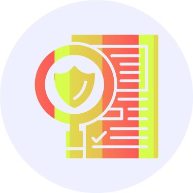 Hukuki Uyum simgesi vektör illüstrasyonu 