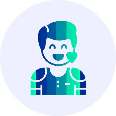 Sevgi. Web simgesi basit vektör illüstrasyonu