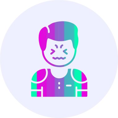 Hayal kırıklığı. Web simgesi basit vektör illüstrasyonu