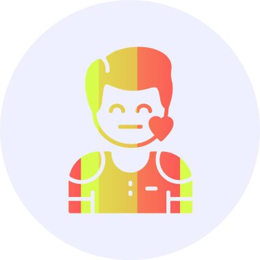 Merhamet. Web simgesi basit vektör illüstrasyonu