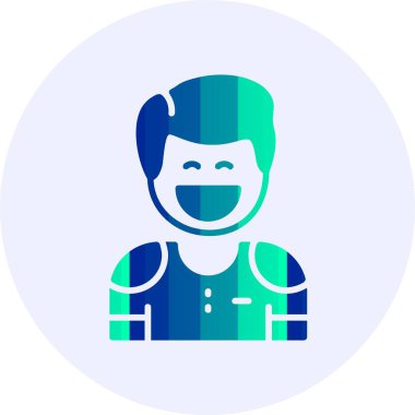 Hevesle. Web simgesi basit vektör illüstrasyonu