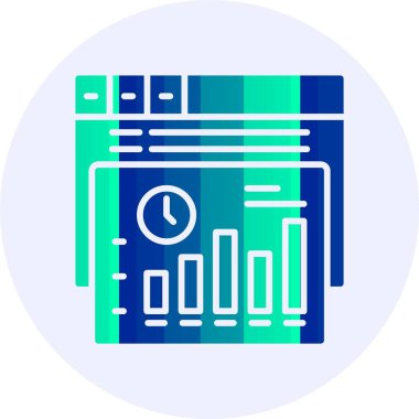 Oturum süresi vektör illüstrasyonuName