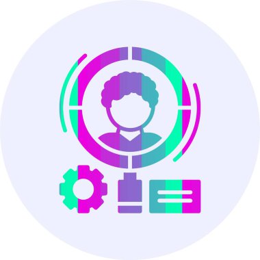 Davranış akışı. Web basit simgesi illüstrasyonu