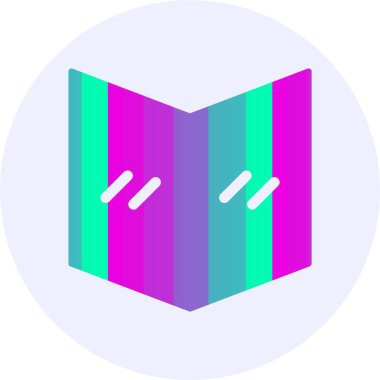 kitap simgesi, vektör illüstrasyonu