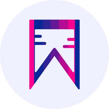 Yer imi. Web basit simgesi illüstrasyonu