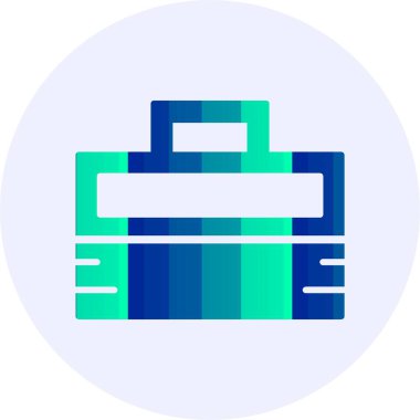 Çanta. Web simgesi basit illüstrasyon