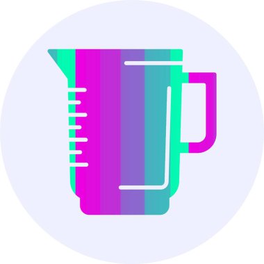 Sürahi. Web simgesi basit illüstrasyon