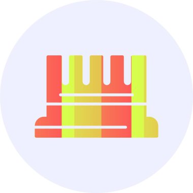 Keskinleştirici ağ simgesi, basit vektör illüstrasyonu