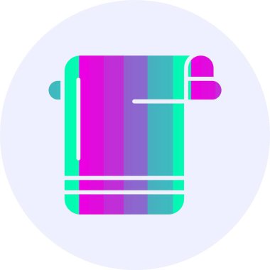 havlu ikonu vektör illüstrasyonu