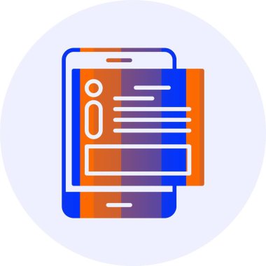 Bilgi simgesi vektör illüstrasyon tasarımı