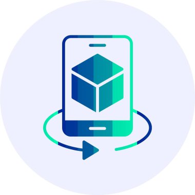 3d Modelleme Web simgesi vektör çizimi