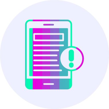 Haber web simgesi tasarımı vektör çizimi