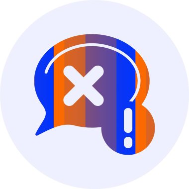  Çapraz (kapat) web simgesi, basit vektör illüstrasyonu