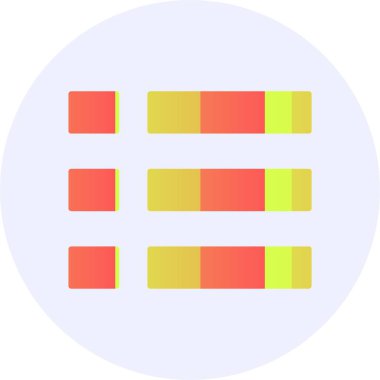  Menü web simgesi, basit vektör illüstrasyonu