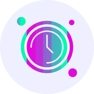 Geçmiş Düğmesi simgesi, vektör illüstrasyonu