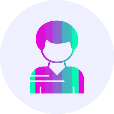 kullanıcı web simgesi vektör illüstrasyonu 