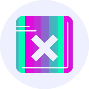 çapraz ağ ikonu vektör illüstrasyonu 