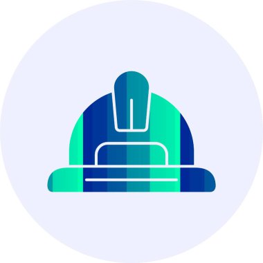 Baret kutsal kişilerin resmi, vektör çizim