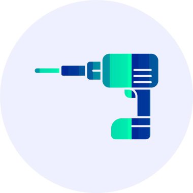 matkap ağ simgesi basit illüstrasyon