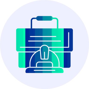 Çanta. Web simgesi basit illüstrasyon