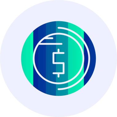 Dolar işareti vektör illüstrasyonuName 