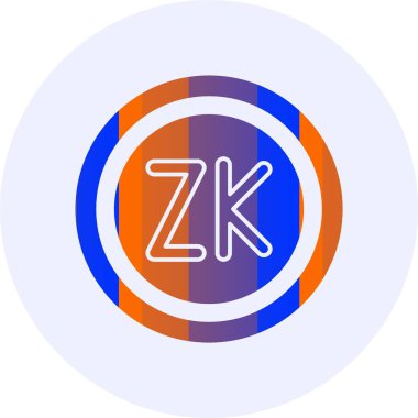 Zambiya Kwacha simge vektör illüstrasyonu