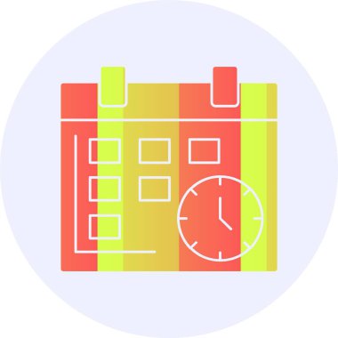  Son teslim tarihi web simgesi, basit vektör illüstrasyonu