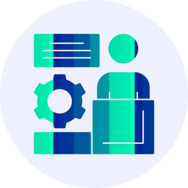 Liderlik web simgesi, vektör illüstrasyonu              