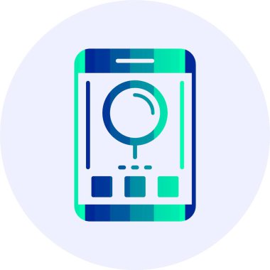 Ara. Web simgesi basit illüstrasyon